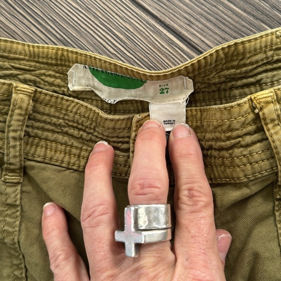 Anthropology size 27 Olive Green Cargo Pants - Picture 4 of 8